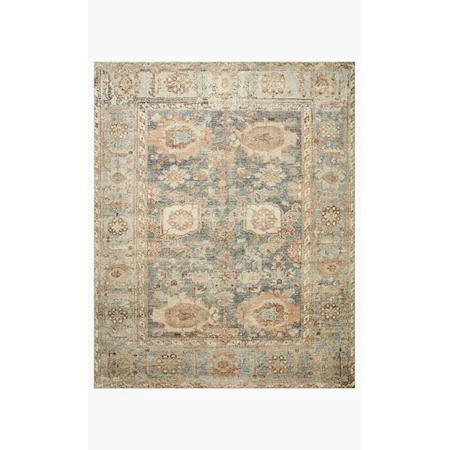 7'6" X 9'6" Ocean / Spice Rug