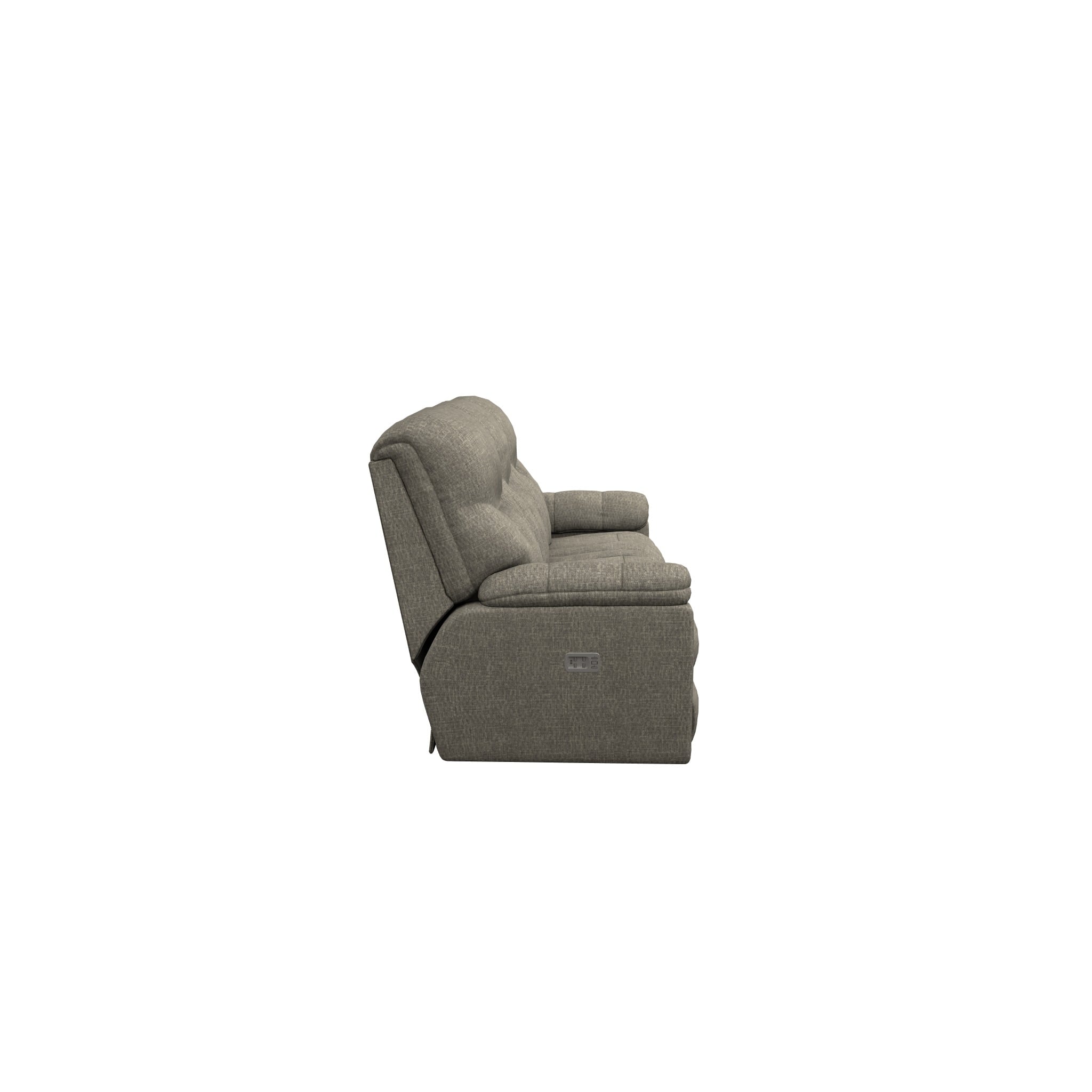 Power Reclining Sofa with Headrest &amp; Lumbar