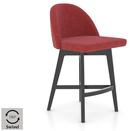 Upholstered Swivel Stool