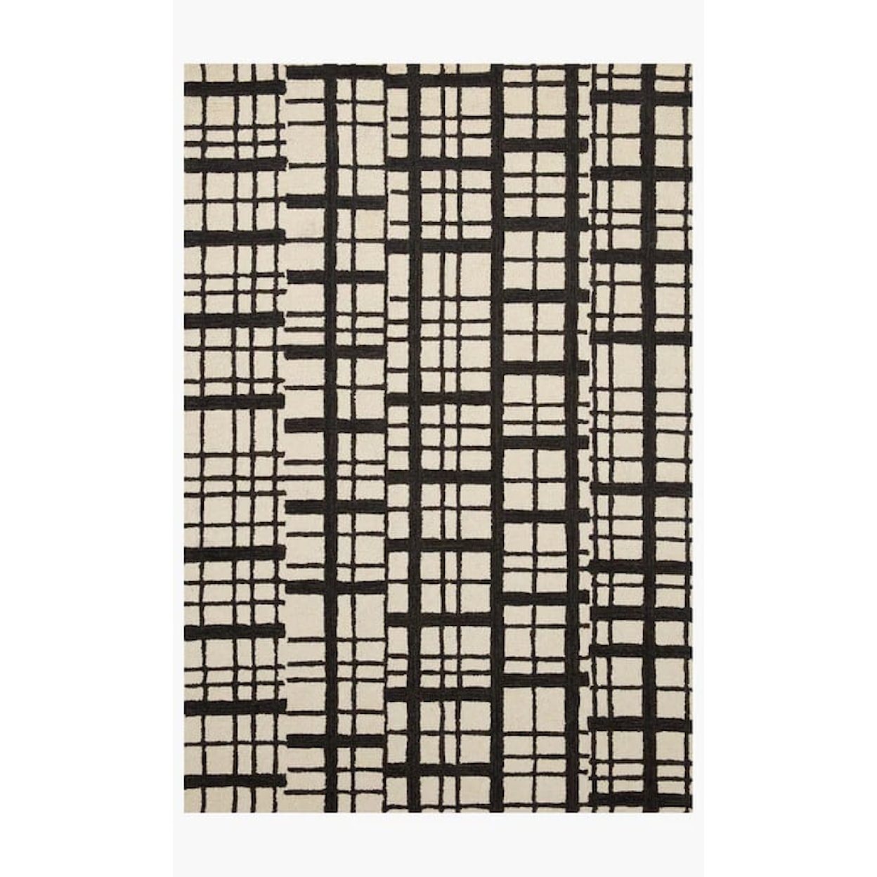 Loloi Rugs Polly 7'9" X 9'9" Black / Ivory