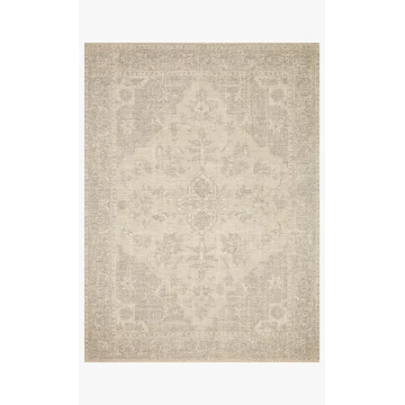 7'9" X 9'9" Ivory / Grey Rug