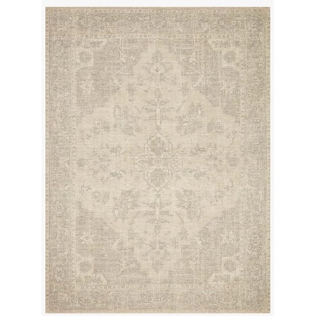 7'9" X 9'9" Ivory / Grey Rug