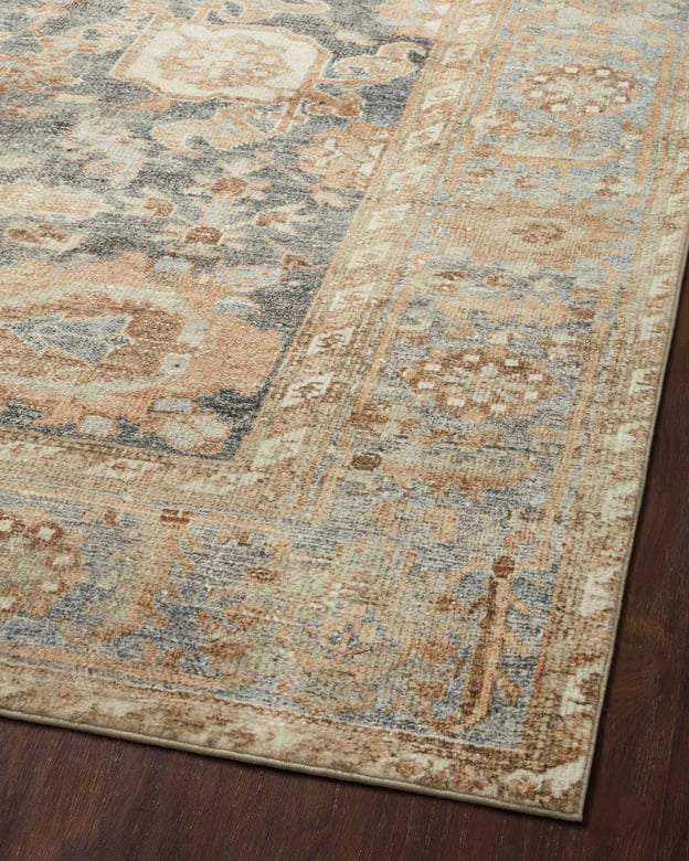 Loloi Rugs Margot 7'6" X 9'6" Ocean / Spice Rug