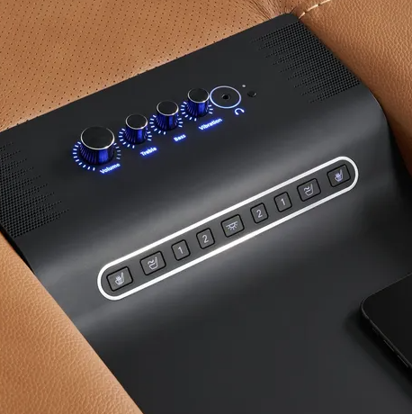 Leather Zero-G Triple Power Sofa