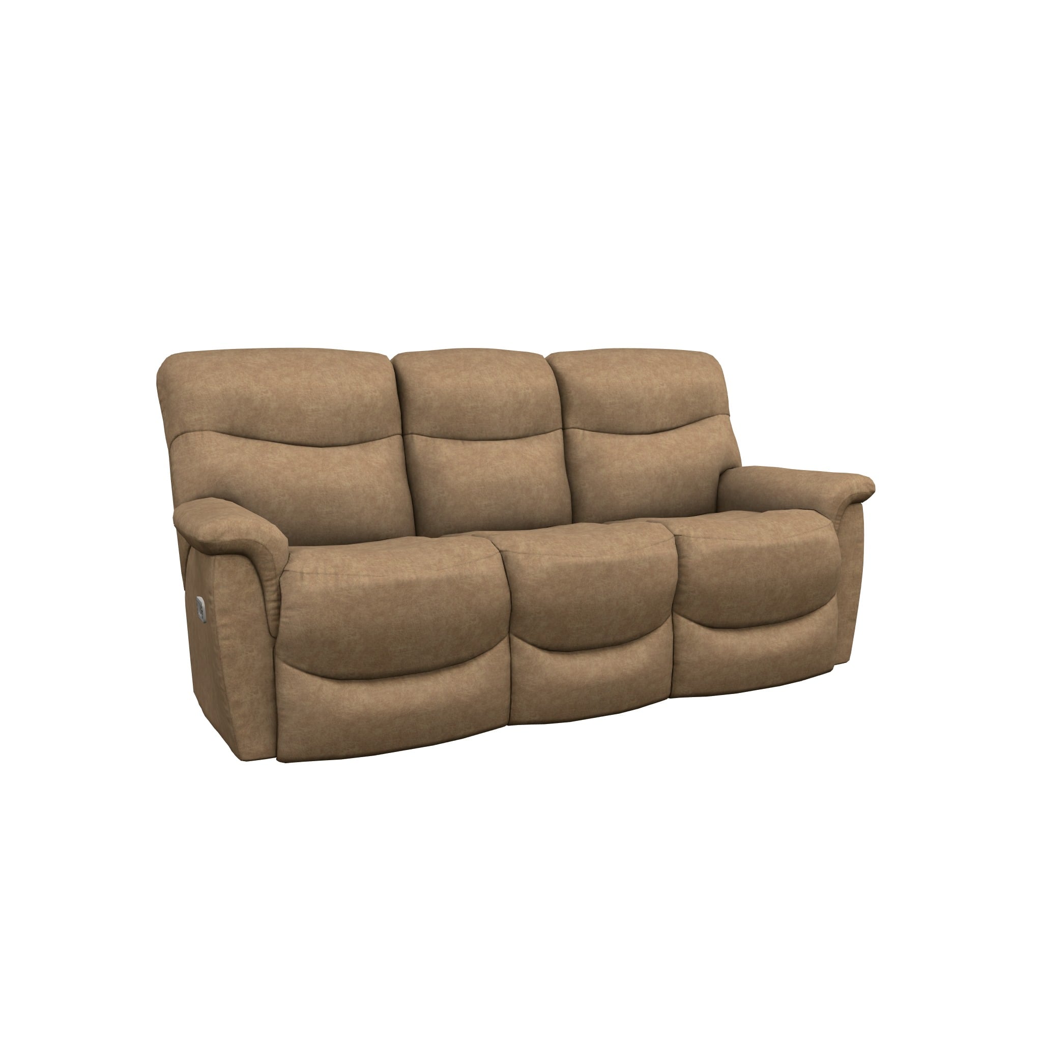Power Reclining Sofa with Headrest and Lumba