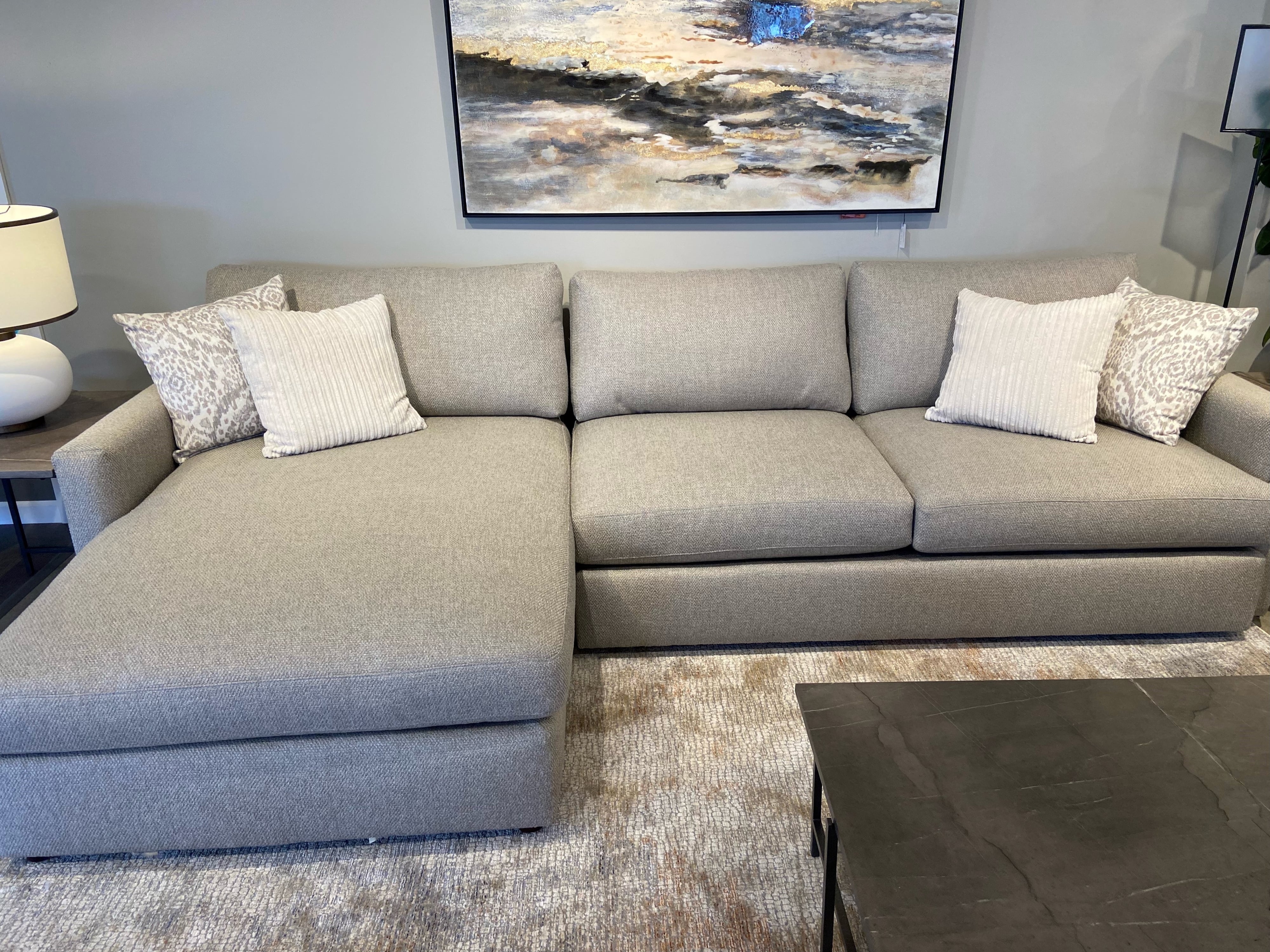 Bassett Allure 2611-SECT-2PC Sectional Sofa W/Chaise | Steger's ...