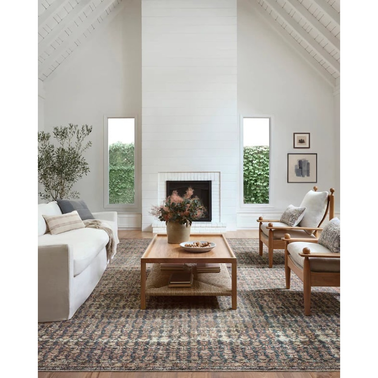 Loloi Rugs Billie 8'6" x 11'6" OCEAN / BRICK