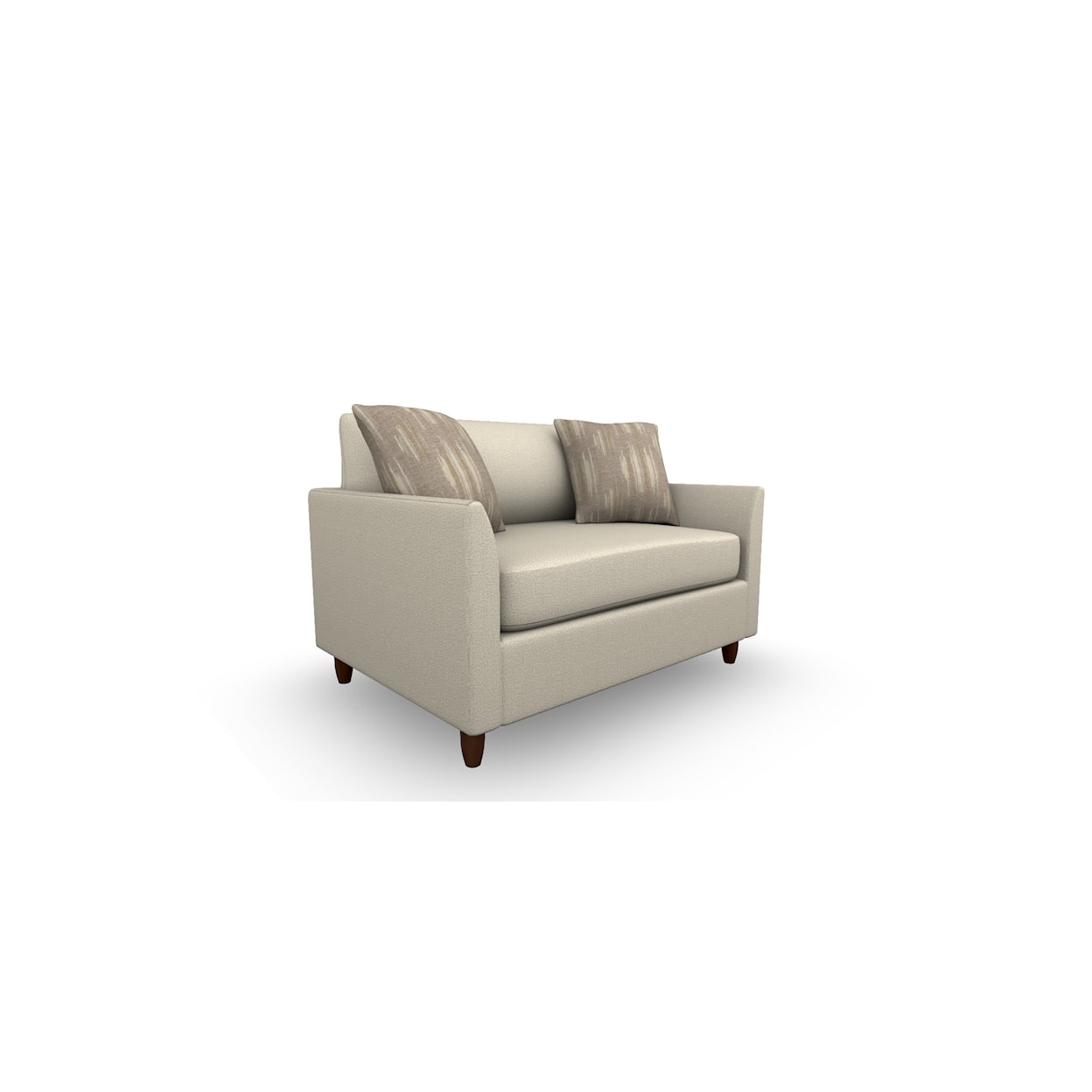 Best Home Furnishings Bayment Chair Sleeper w/Full Memory Foam Sleeper