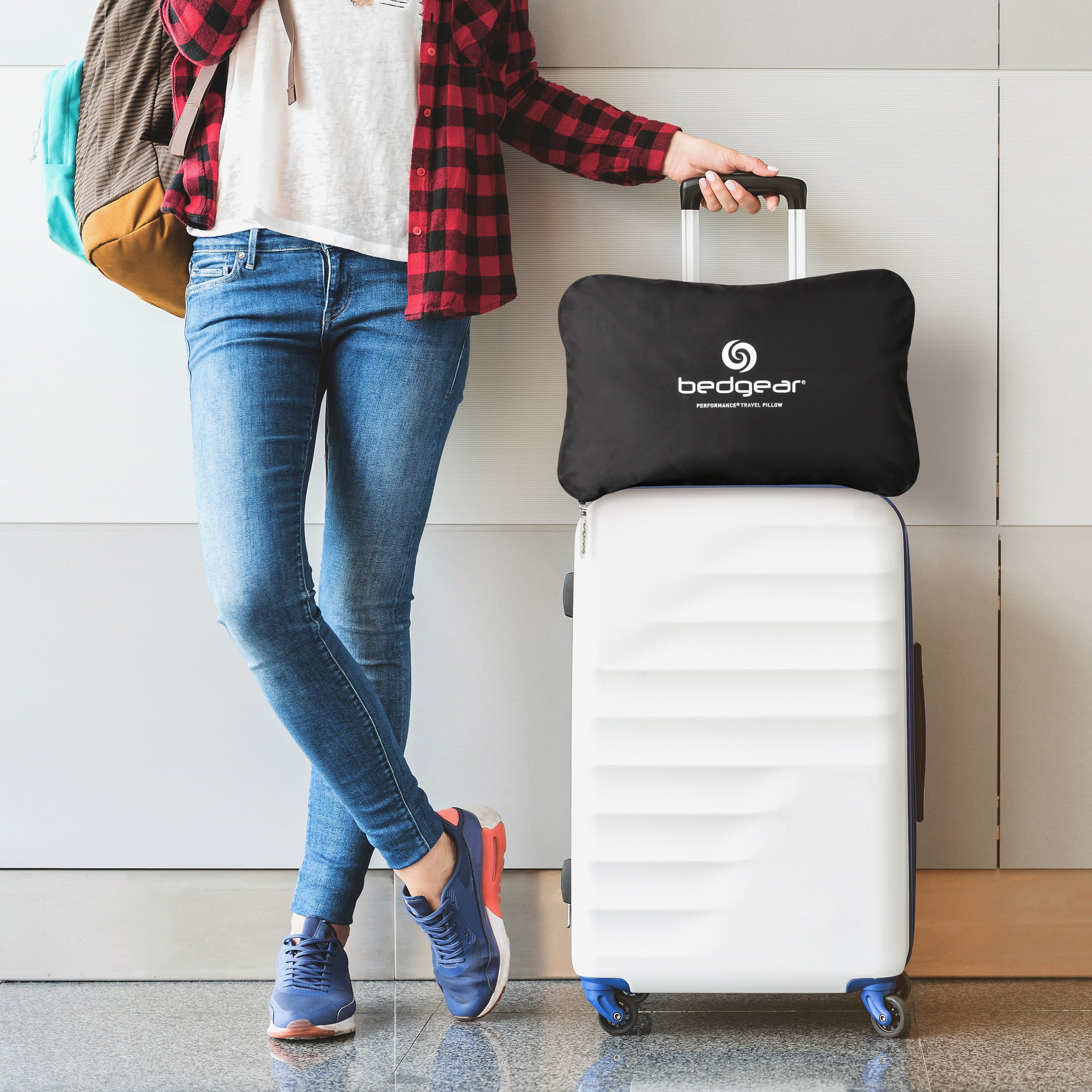 Bedgear Travel Pillow Storm Rectangle Travel Pillow