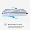 Bedgear Air-X Grey Mattress Protector AIR-X Mattress Protector - Grey, Full