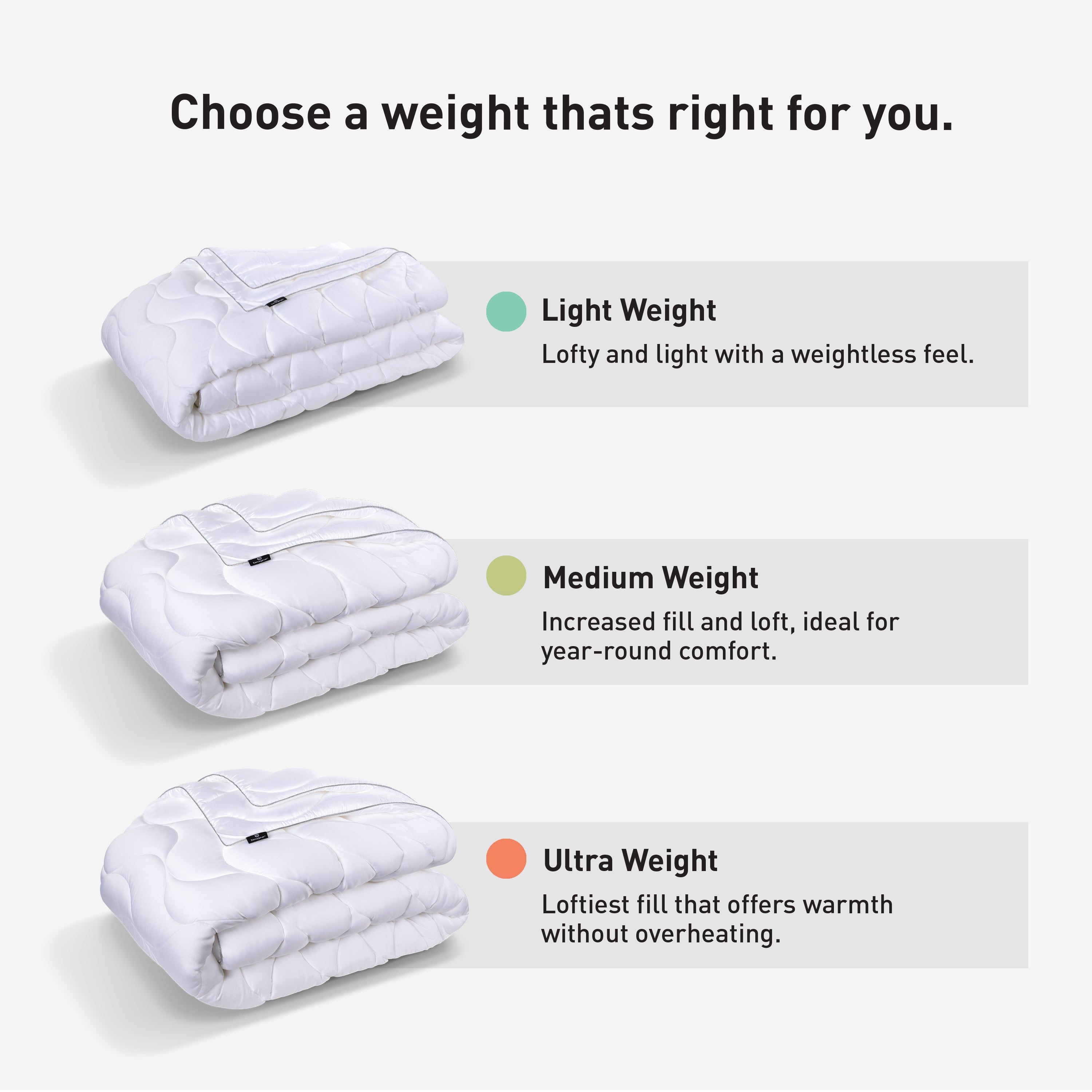 Bedgear Performance® Comforter Comforter Ultra Weight / Full/Queen