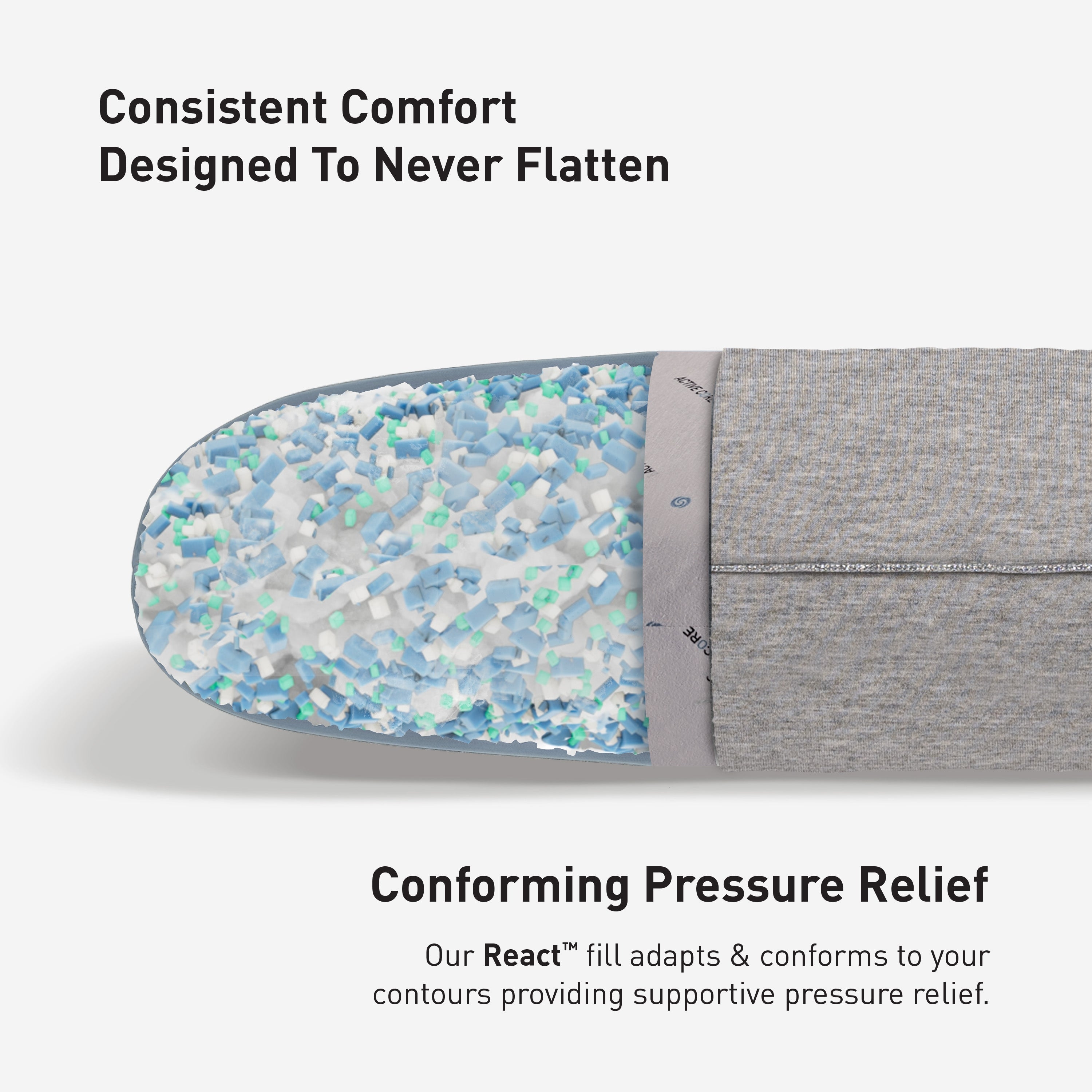 Bedgear Balance Cuddle Curve Flow Cuddle Curve Pillow