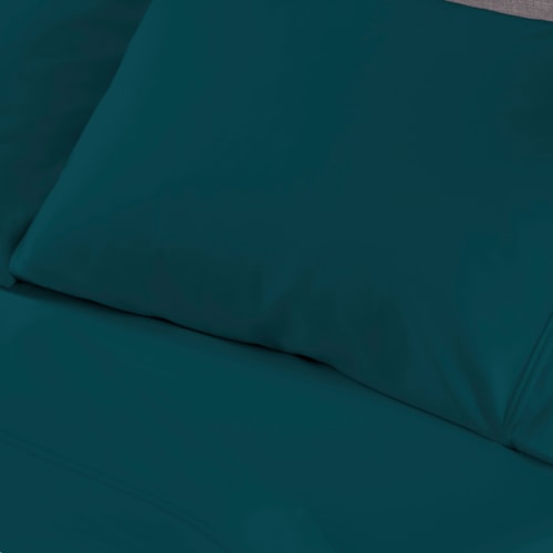 Deep Teal / Queen Hyper-Cotton Performance® Sheet Set
