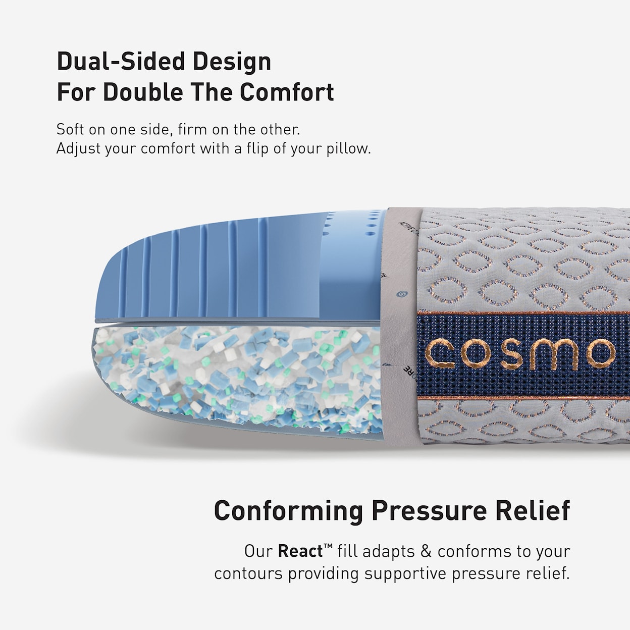 Bedgear Cosmo Cosmo King Rectangle 1.0 Pillow