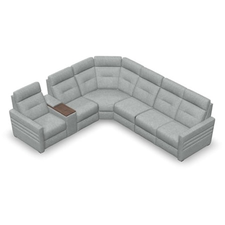 4-Piece Power Reclining Sectional Sofa