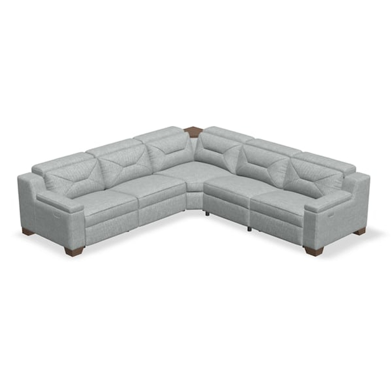 Palliser Apex 5-Seat L-Sectional with Storage Console