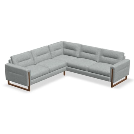 Brookes 4-Seat L-Shaped Sectional Sofa