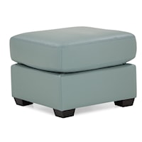 Creighton Contemporary Upholstered Square Ottoman
