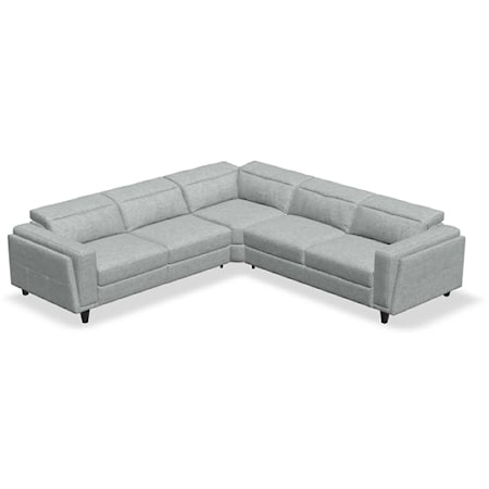 Paolo 5-Seat Double Sleeper Sectional
