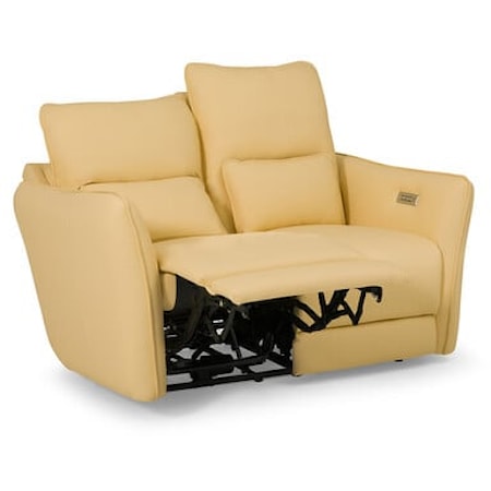 Loveseat with Two Triple Power Recliners