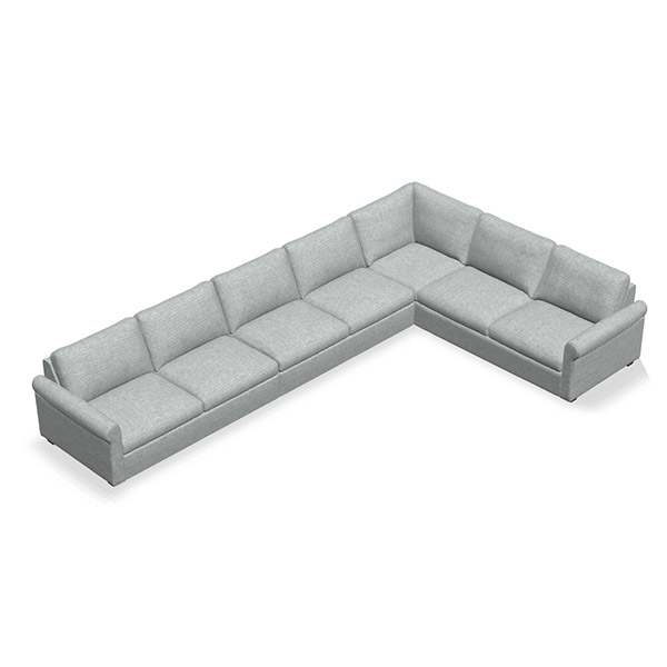 7-Seat Madison L-Sectional Sofa