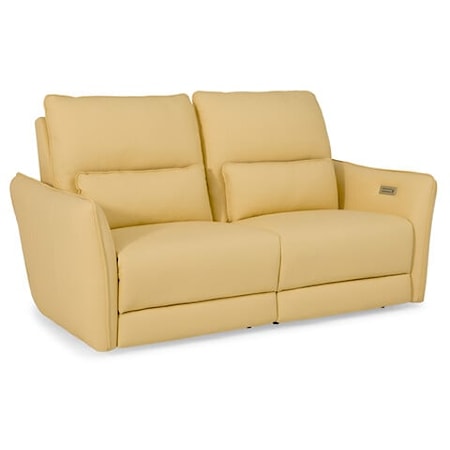 2-Seat Power Reclining Sofa with Power Headrest and Lumbar