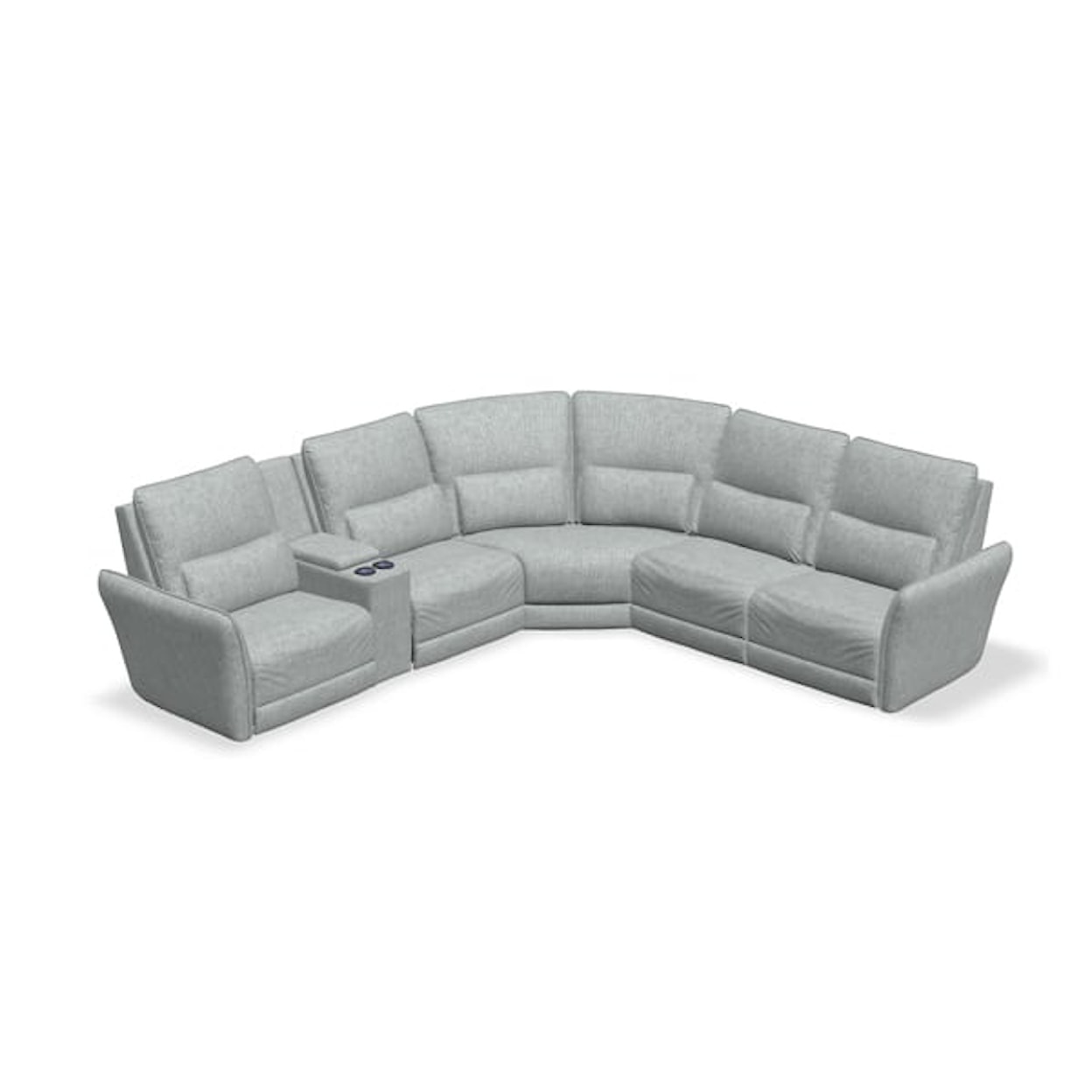 Palliser Chelsea 4-Seat Corner Curve Sectional