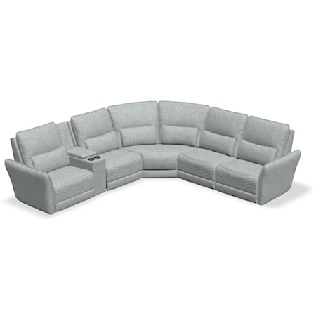 4-Seat Corner Curve Sectional