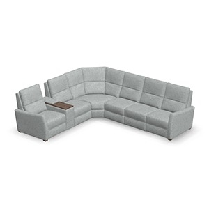 Luna 5-Seat Corner Curve Sectional