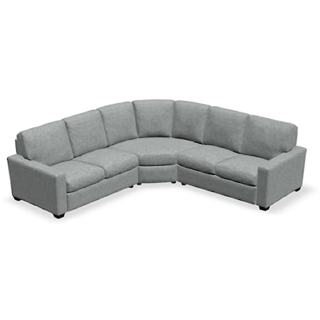 Westend 4-Seat Corner Curve Sectional