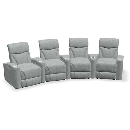 Vivid Casual 4-Seat Curved Layout
