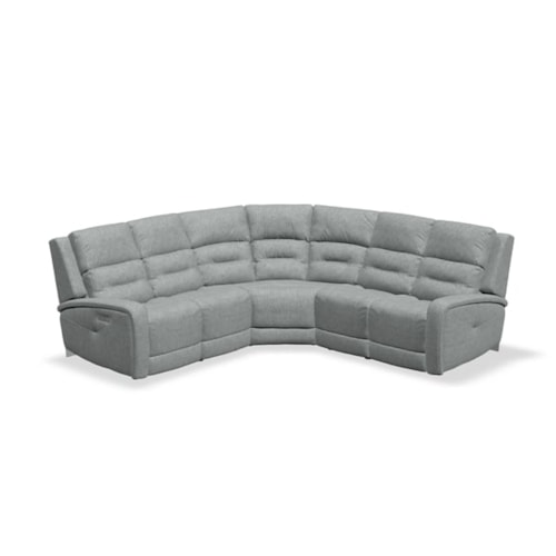 Washington Contemporary L-Shaped Power Sectional