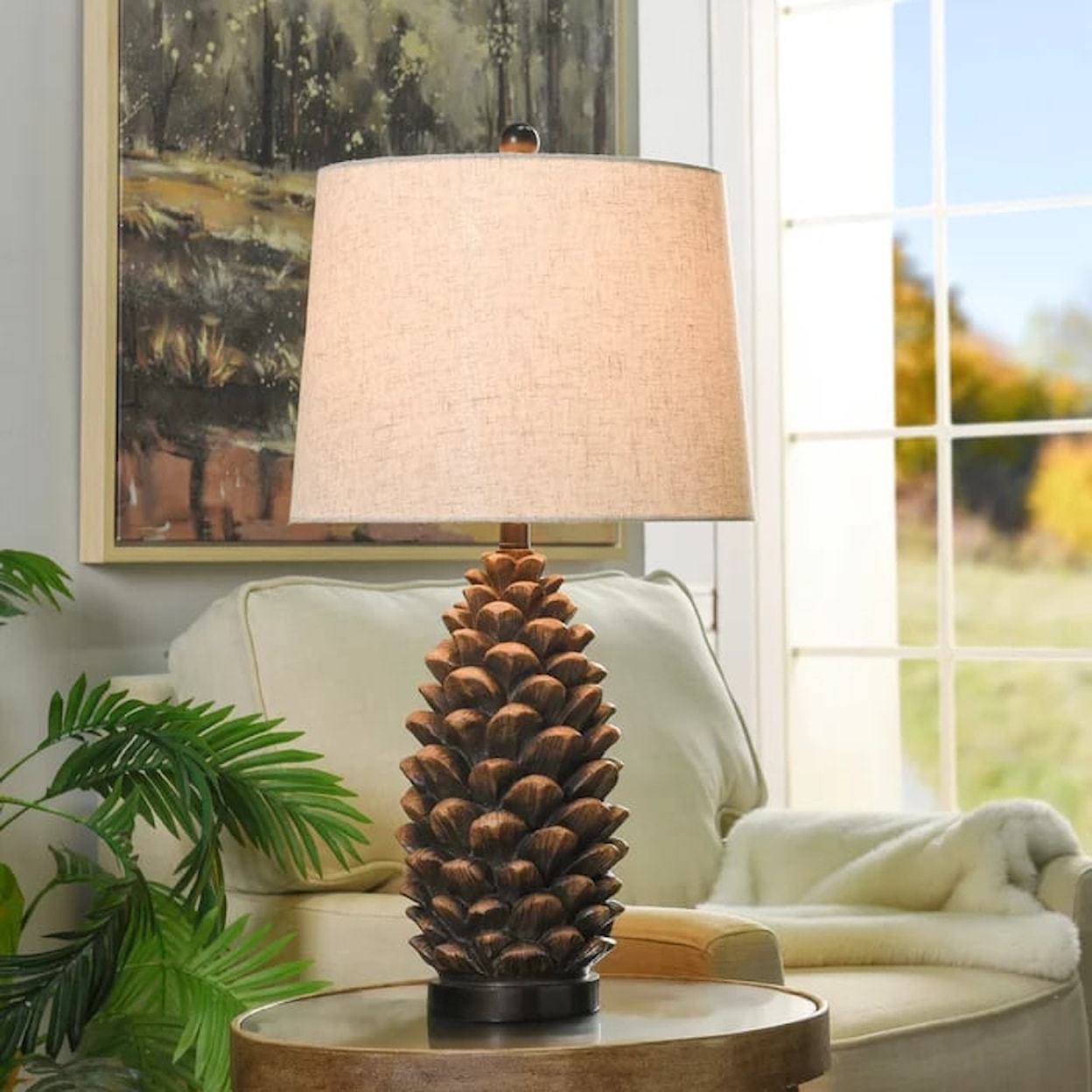 StyleCraft Lamps Roanoke Rustic Table Lamp