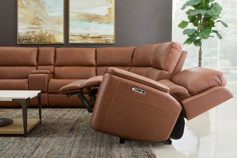 Flexsteel Henry 1041 29522050103400 Casual Power SixPiece Sectional