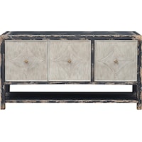 Vintage Two-Tone 2 Door Credenza