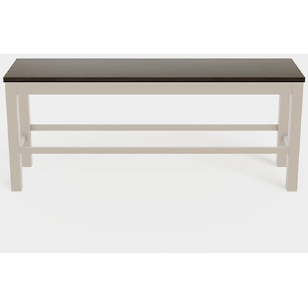 Counter Height Backless Bench