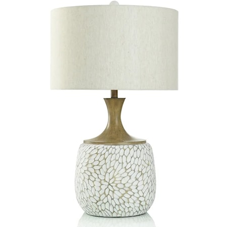 Carved Roanoake Table Lamp