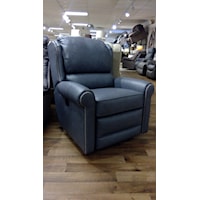 Casual Leather Power Reclining Chair