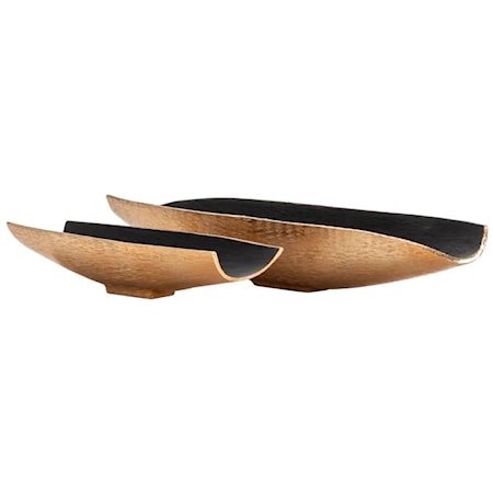 Zara Two-toned Nesting Boat Shaped Bowl