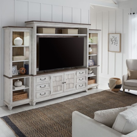 Entertainment Center with Piers