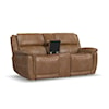 Flexsteel Beau Power Reclining Loveseat w/ Power Headrests