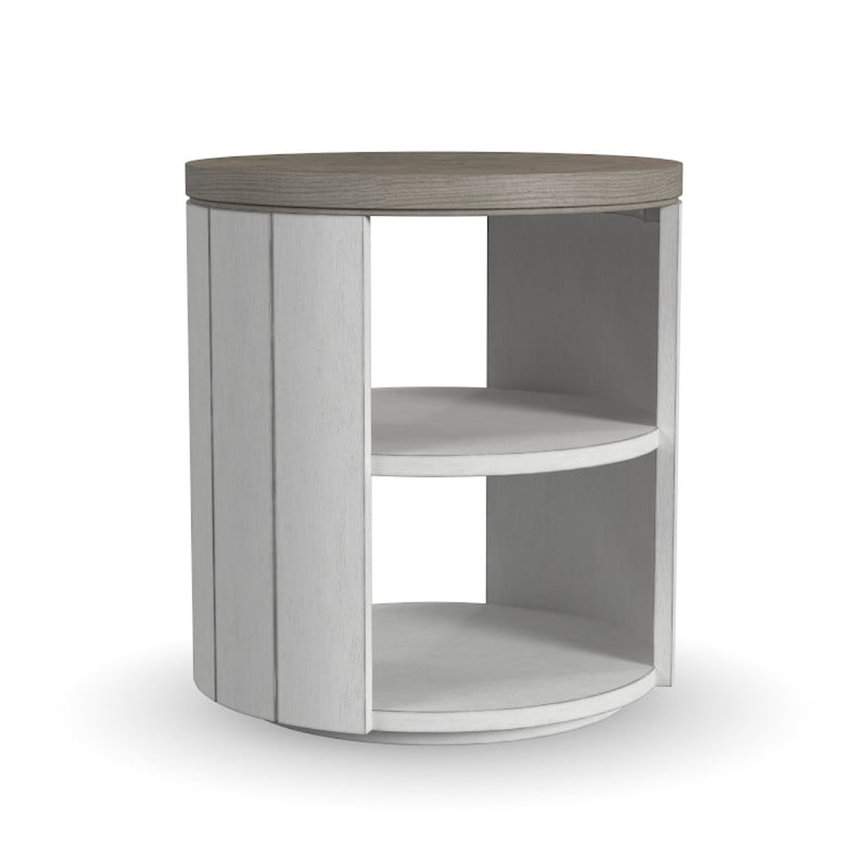 Flexsteel Melody Round Barrel End Table