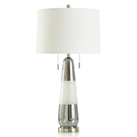 Deda Silver Frosted White Lamp