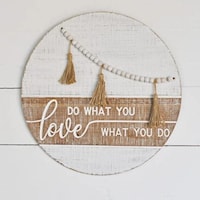 Round Bead Sign Do What You Love