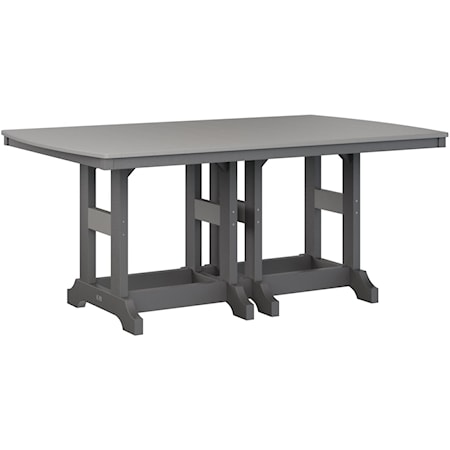 44" x72" Rectangular Counter Height Table