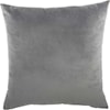 Nourison Home Throw Pillows Luminescense Light Grey Throw Pillow