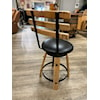 Rustic Barrel Design Dining Room Bar Stool 24"