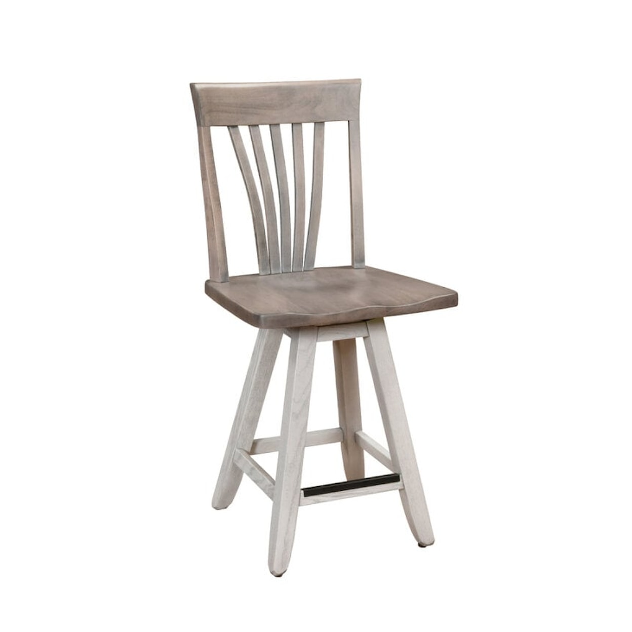 Trailway Wood Catskill Mountain 24" Swivel Barstool