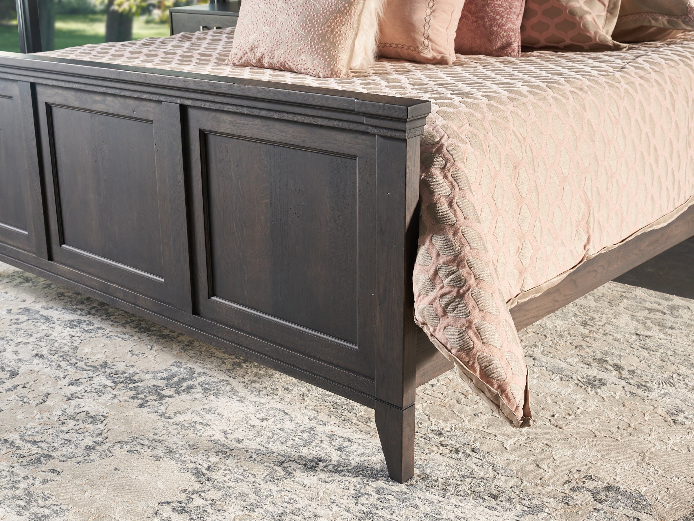 King Crown Panel Bed