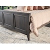 Yutzy Woodworking Champagne King Crown Panel Bed